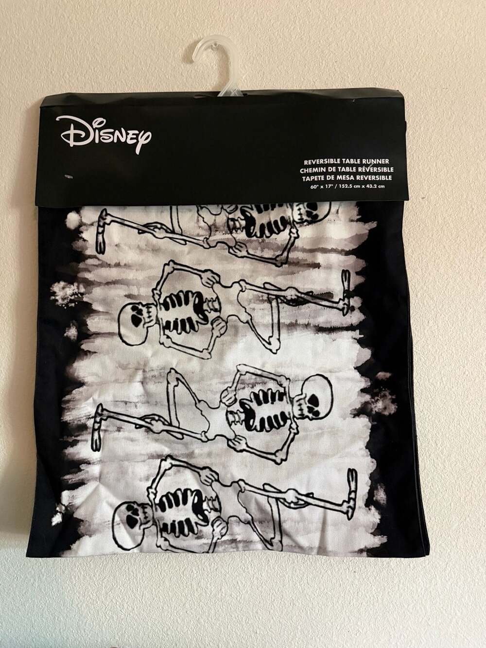 Disney Silly Symphony The Skeleton Dance Reversible Table Runner
